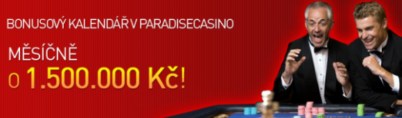 Bonusový kalendář v Paradise Casino